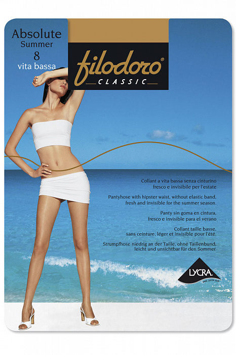 картинка Absolute summer 8 vita bassa Колготки Filodoro от интернет магазина