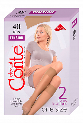 Tension 40 Гольфы (2 пары) Conte