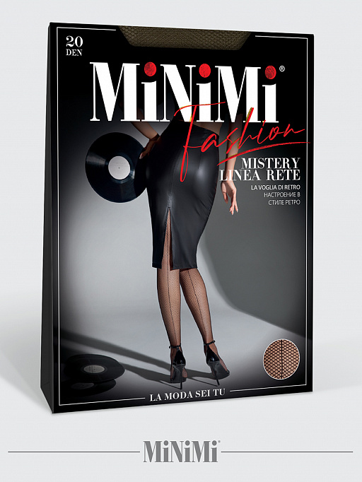 картинка Mistery Linea Колготки сетка Minimi от интернет магазина