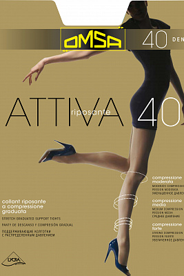Attiva 40 XXL(plus size) Колготки Omsa